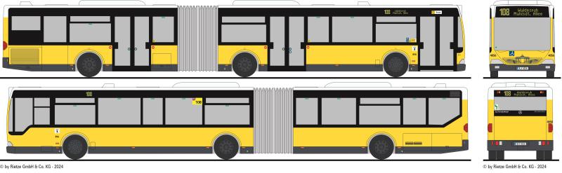 MB Citaro O530 G BVG Berlin Wagen 4056  108-Waldesruh