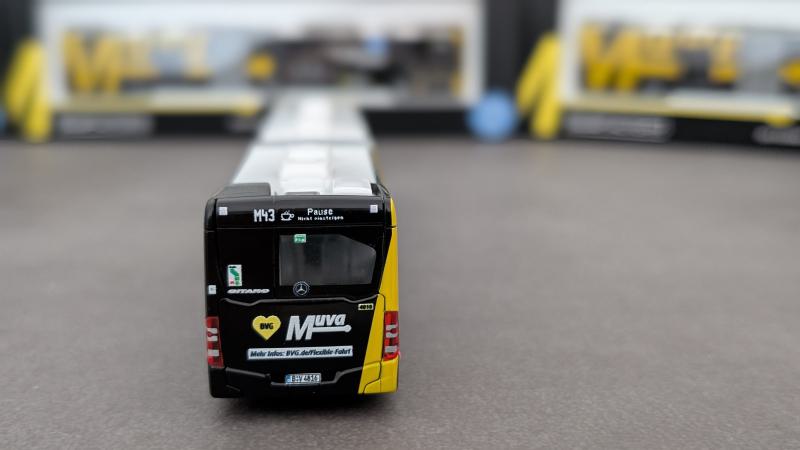 MB Citaro C2 G BVG „MUVA“ M43 - Pause Nicht einsteigen