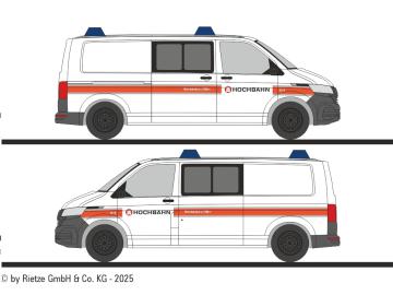 VW T6.1 Wagen 5118 "Hochbahn Hamburg" Betriebslenkung U-Bahn