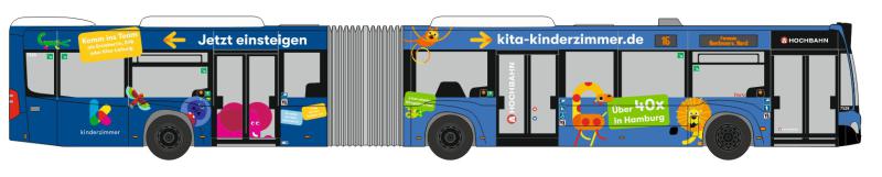 MB Citaro C2G Hochbahn „KITA-Kinderzimmer“ 16 - Farmsen MB Citaro C2G Hochbahn „KITA-Kinderzimmer“ 16 - Farmsen