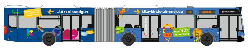 MB Citaro C2G Hochbahn „KITA-Kinderzimmer“ S3 - Ersatzverkehr MB Citaro C2G Hochbahn „KITA-Kinderzimmer“ S3 - Ersatzverkehr